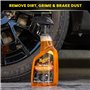 Meguiar’s Spray Nettoyant Jantes Noires - Hot Rims, G230524EU, 24 oz (709 ML) Bouteille, Noir