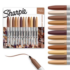 SHARPIE FINE PERMANENT PORTRAIT 12PC SET