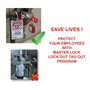 MASTER LOCK Boîte de Consignation de Groupe [Support Mural] - Sécurité, Condamnation - S3650