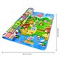 Tapis De Jeu Pliable Pour Bébé Enfant | 180x120cm Grand Tapis De Jeu En Mousse Souple | Réversible Tapis De Jeu Pour Le Sol Anim