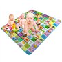 Tapis De Jeu Pliable Pour Bébé Enfant | 180x120cm Grand Tapis De Jeu En Mousse Souple | Réversible Tapis De Jeu Pour Le Sol Anim