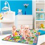 Tapis De Jeu Pliable Pour Bébé Enfant | 180x120cm Grand Tapis De Jeu En Mousse Souple | Réversible Tapis De Jeu Pour Le Sol Anim