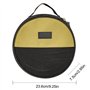 Sac De Transport De Vaisselle De Camping | Rond Sac De Rangement pour Assiettes De Camping | Sac De Rangement De Couverts De Piq
