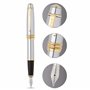 Cross Bailey medalist Coffret cadeau avec stylo à bille et stylo-plume (avec revêtement en or galvanisé 23 carats, couleur d’écr