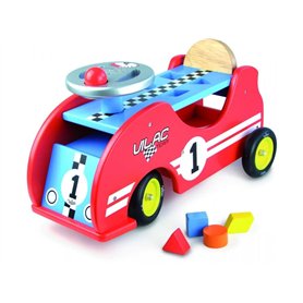 Vilac - 1020 - Véhicule pour Enfant - Porteur Voiture de Course