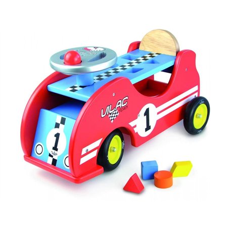 Vilac - 1020 - Véhicule pour Enfant - Porteur Voiture de Course