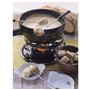 Swissmar Gruyere Service à fondue 9 pièces en céramique Noir