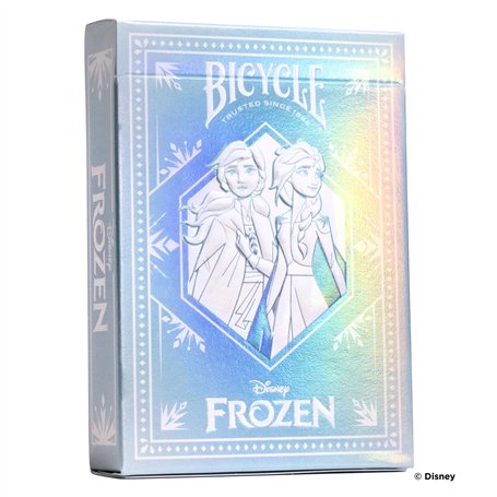 Bicycle Disney Reine des Neiges - Jeu de 54 Cartes à Jouer - Jeu emblématique - Magie/Carte Magie
