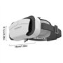 Casque de réalité virtuelle 3D VR – Casque VR réglable pour adultes | Lunettes VR | Cadre auxiliaire pour téléphone portable | L