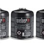 Weber Bouteilles de Gaz - Pack de Cartouches de Gaz 3 x 445g - Minis Bouteilles de Gaz pour Barbecue - Combustible Gaz Butane/Pr
