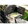 Weber Planche à découper (35 x 31cm) avec bac de récupération (détachable et pliable), rigole de récupération de jus de viande, 