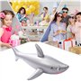 Weppduk Jouet flottant pour requin de piscine gonflable, requin gonflable réaliste - Flottant pour piscine avec requins - Flotta
