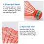 LPORF Volants de Badminton, 6 Pièces de Badminton en Plastique pour Les Sports d'intérieur et d'extérieur,Le Divertissement l'en
