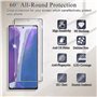 3 Pièces Dureté 9H Vitre Protection Écran avec 3 Pièces Caméra Arrière Pro