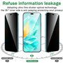 Vsjnk Verre trempé pour Honor 200 Lite 5G / Honor X8b Anti-Espion Protection D'écran, 2 Pièces protector Anti-Rayures HD Vitre 9