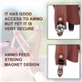 Gexgune Chasse Catapulte Cui, Marron Slingshot Ammo Balles Sac Pouch Case pour Forte Catapulte De Pêche Puissante(Munitions et L