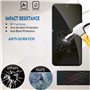 [2+2 Pièces] Anti-Espion Verre Trempé pour Samsung Galaxy S22, 3 Pièces Protection Écran et 2 Pièces Caméra Arrière Protecteur,9