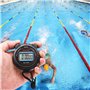 Chronomètre numérique – Chronomètre de Sport numérique Portable | Chronomètre électronique étanche à Grand écran | Compte à rebo