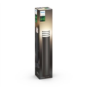 Philips Hue White LUCCA Potelet extérieur 1x9.5W - Anthracite