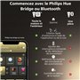 Philips Hue White LUCCA Potelet extérieur 1x9.5W - Anthracite, fonctionne avec Alexa, Google Assistant et Apple Homekit