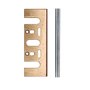 MAKITA D-07951 - Conjunto de 2 mini-cuchillas + cuchillas HM + placas de 82 mm para cepillos 1100 1923b kp0800 kp0810/c
