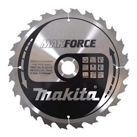 Lame carbure Bois ''MakForce'' scies circulaires Ø270 mm 30x24D - MAKITA B-32172