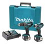 Makita DK1489S Pack de 2 machines Visseuse + Visseuse à chocs 14