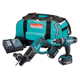 Combopack Perceuse et Perforateur SDS-Plus 18V (2x4