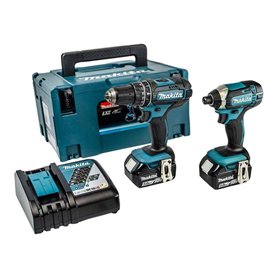 Combopack 2 outils 18V perceuse DHP482 et visseuse DTD152 (2x5
