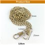 ANBOO 8 Pièces Chaine Sac Chaîne de Sac à Main Chaîne de Remplacement pour Sac à Main Sangle de Chaîne en Métal Sac à Bandoulièr