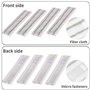 NIYATA 6Pcs Lingettes Microfibre pour Karcher WV1, Chiffons en Microfibre pour Nettoyeur de vitres pour Karcher,avec 250mm Lames