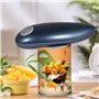 Ouvre-boîte électrique, ouvre-boîte mains libres, ouvre-boîte à 360 °, un seul bouton ouvre automatiquement toutes les tailles d