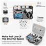 STARTRC PHOTO Flip Drone Housse de Protection pour DJI Flip Fly Plus Combo, Portable PU Sac à bandoulière en Cuir pour Ranger RC