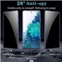 Vuciya Lot de 2 Protection Écran Anti-Espion pour Samsung Galaxy S20 FE 4G/5G Verre Trempé 9H Dureté Vitre Film Résistant aux Ra