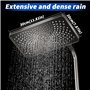 Colonne De Douche Avec Mitigeur, Design Piano Key, Pomme De Douche 31x20cm, Affichage Digital Led, Hauteur Ajustable, Finition C