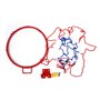 Cerceau de but de basket-ball mural à suspendre avec vis pour l'extérieur et l'intérieur, Panier de basketball de qualité avec a