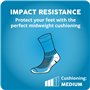 Balega Unisex Enduro V-Tech Quarter Chaussettes de Course/Running Sock, Blanc, Taille Medium (EU 40-42.5)