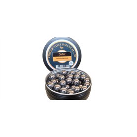 DMW Industrietechnik Lot de 50 boules en acier chromé Cal.50 dans la qualité industrielle G28 - Convient pour HDR HDP - Matériau