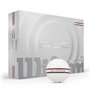 Wilson Duo Soft Balle DE Golf TRK360 12 BALLES, Blanc/Rouge