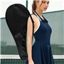 Sac pour raquette de tennis en tissu Oxford – Sac avec housse pour raquettes de tennis | Sac à bandoulière organisateur en tissu