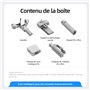 DJI RS 4 Mini Combo, stabilisateur de nacelle pour caméra Canon/Sony/Panasonic/Nikon/Fujifilm, Verrouillage Automatique des Axes