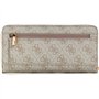 GUESS Laurel SLG Large Zip Around Wallet L Bone Logo