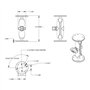 RAM Mount Double Socket Arm W/ 2 2.5" Round Bases