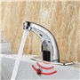 Modundry Robinet Automatique Infrarouge sans Contact Robinetterie lave main de Lavabo de Cuisine et Salle de Bain