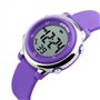 SKMEI - Montre digitale mixte pour enfant - Éclairage LED - Alarme, jour de la semaine- Violet