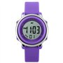 SKMEI - Montre digitale mixte pour enfant - Éclairage LED - Alarme, jour de la semaine- Violet