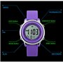SKMEI - Montre digitale mixte pour enfant - Éclairage LED - Alarme, jour de la semaine- Violet