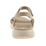 Skechers Femme 15316 Sandales d'extérieur, Naturel, 36 EU