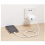 Amazon Basics Chargeur secteur USB double port 2,4 A Blanc