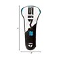 TaylorMade Golf Sim2 Couvre-club de golf en bois Noir/blanc/bleu/vert citron fluo